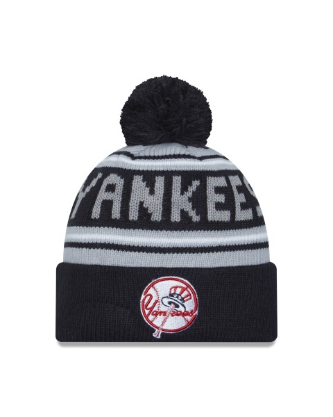 New Era Pánská zimní čepice New York Yankees MLB Pom Wordmark