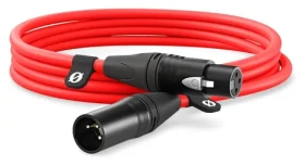 Rode XLR3M-R červený / Audio kabel XLR / 3 m (XLR3M-R)