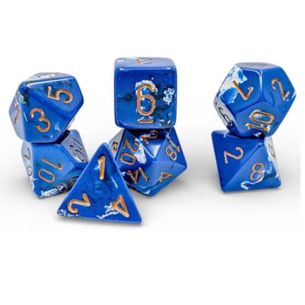 Sada kostek Brush Polyhedral Wavebreak/gold - 7 kusů