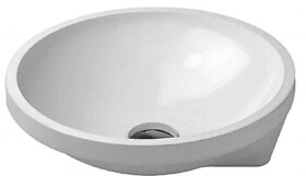 DURAVIT - Architec Umyvadlo bez přepadu, průměr 40 cm, WonderGliss, bílá 04634000001