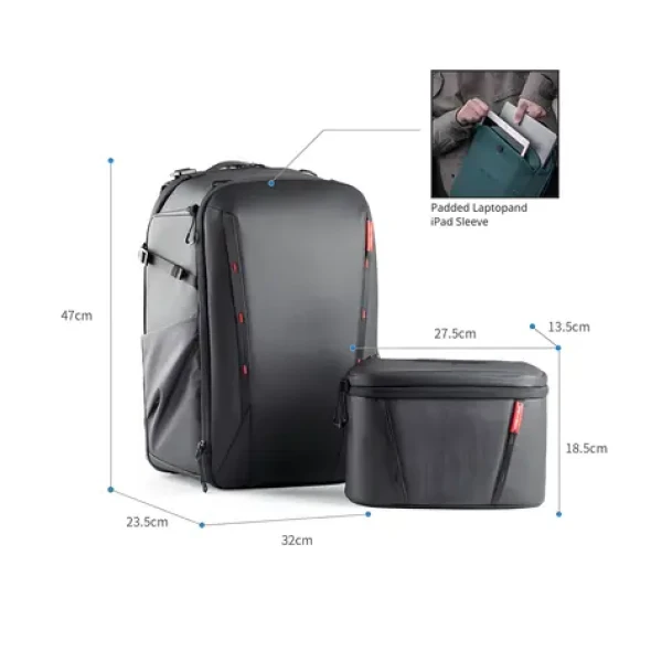 PGYTECH OneMo 2 25L Space Black / Fotobatoh / 25 l (P-CB-110)