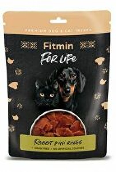 Fitmin FL dog,cat poch. Králičí mini kroužky 70g