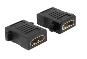 Delock HDMI A (F) - HDMI A (F) / Adaptér / pozlacené kontakty / černá (65509)