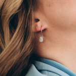 LUNICA Stříbrné náušnice MIRROR 0789