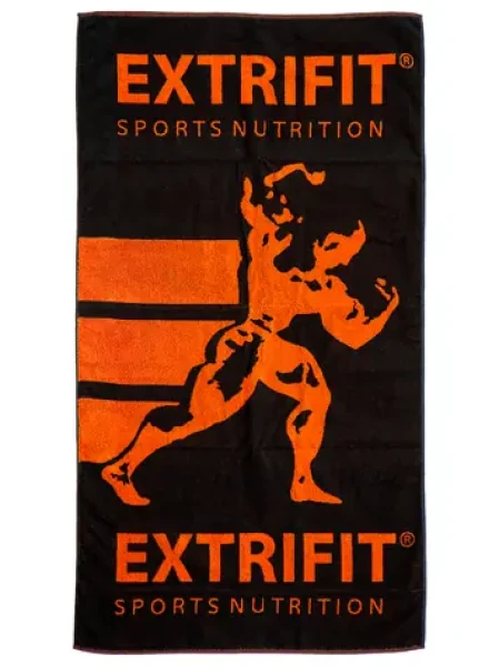 Extrifit Osuška černá Extrifit 76 x 140 cm (07166)