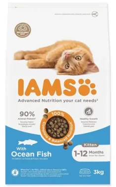 IAMS Krmivo Kitten Ocean Fish / Pro koťata / Mořské ryby / 3 kg (1753-188430)