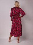 AX Paris Woman's Dress DA1604 Cerise