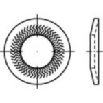 Pérové podložky 10 mm 22.25 mm pružinová ocel pozinkované 250 ks Alstertaler Schrauben & Präzisionsteile 159402