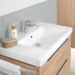 VILLEROY & BOCH - Subway 2.0 Umyvadlo 80x47 cm, s přepadem, otvor pro baterii, CeramicPlus, alpská bílá 71758GR1