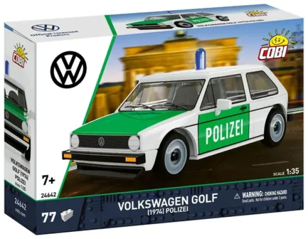 COBI 24642 Stavebnice Volkswagen Golf 1974 Policie