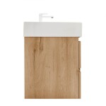 Koupelnová skříňka s umyvadlem SAT B-Way 119x50x45 cm dub mat BWAY2120OAKU2BB BWAY2120OAKU2BB