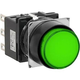 Idec LB Series, LB1L-M1T64G tlačítko, 16 mm, 24 V, 100 mA, 1 ks