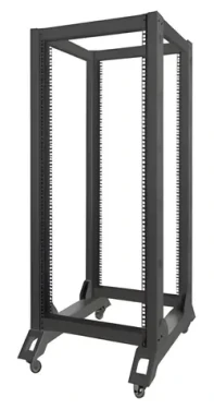 Lanberg OR01-6827-B černá / Otevřený stojanový rozvaděč / 19" / 27U / Šířka 600 mm / Hloubka 800 mm (OR01-6827-B)
