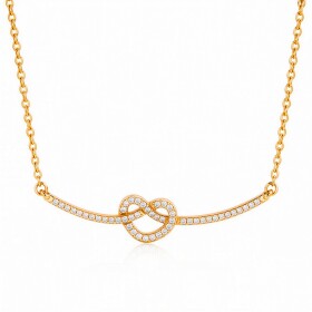 ELENYS Seline – pozlacený náhrdelník 18K žluté zlato Délka: 40+5 cm / max. 45 cm