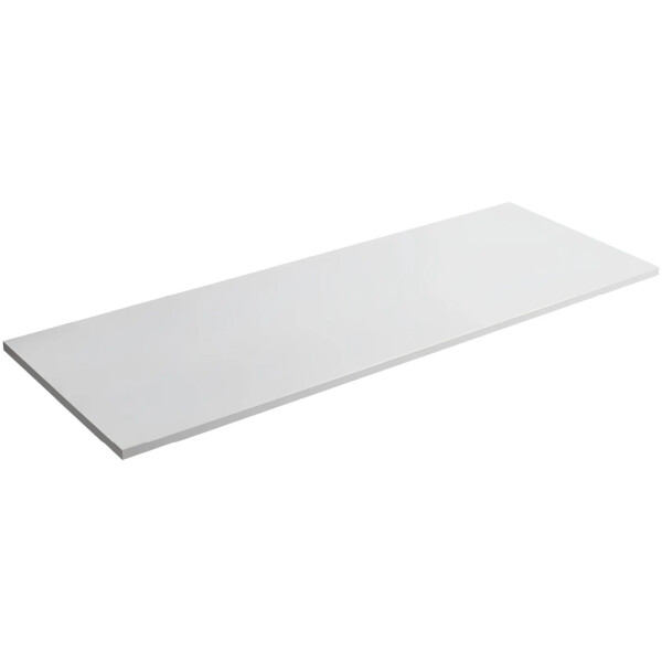 CERANO - Koupelnová deska z litého mramoru Elanys - bílá matná - 160x1,2x46 CER-662044