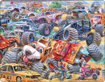 Puzzle Monster truck závody