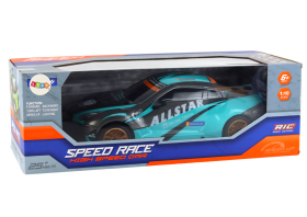 Mamido Sportovní auto na dálkové ovládání R/C 1:10 2,4 GHz tyrkysové