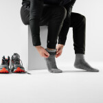 Unisex merino turistické ponožky SMARTWOOL Hike Classic Edition Extra Cushion Secon, Black velikost: 38-41 (M)