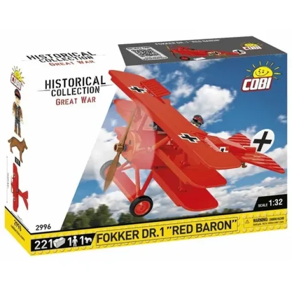 COBI 2996 Great War Fokker Dr. I Red Baron
