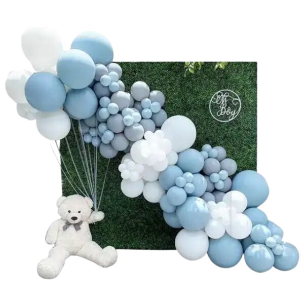 Balónková girlanda světlemodro-bílá Balonky.cz Balónková girlanda světlemodro-bílá Balonky.cz