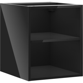 MEXEN - Box-A otevřená skříňka s policí 40, černá lesk 91AX2-0400-470-0-70