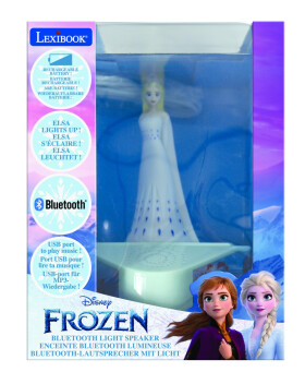 Lexibook bluetooth reproduktor se svítící figurkou Elsa - Alltoys Lexibook