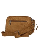 Semišová dámská crossbody kabelka Lory, hnědá