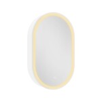 Zrcadlová skříňka s osvětlením SAT 50x80 cm kov SATZGALED5080BI SATZGALED5080BI