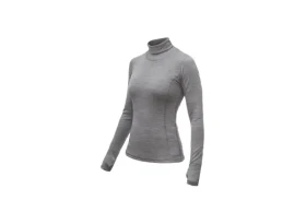 Sensor Merino Bold Roll Neck dámské triko dlouhý rukáv Cool Gray vel. S