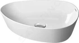 DURAVIT - Cape Cod Asymetrická umyvadlová mísa 500x405 mm, DuraCeram, bílá 2339500000