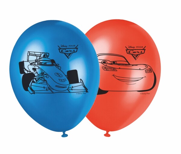 Cars balónky 8ks 28cm