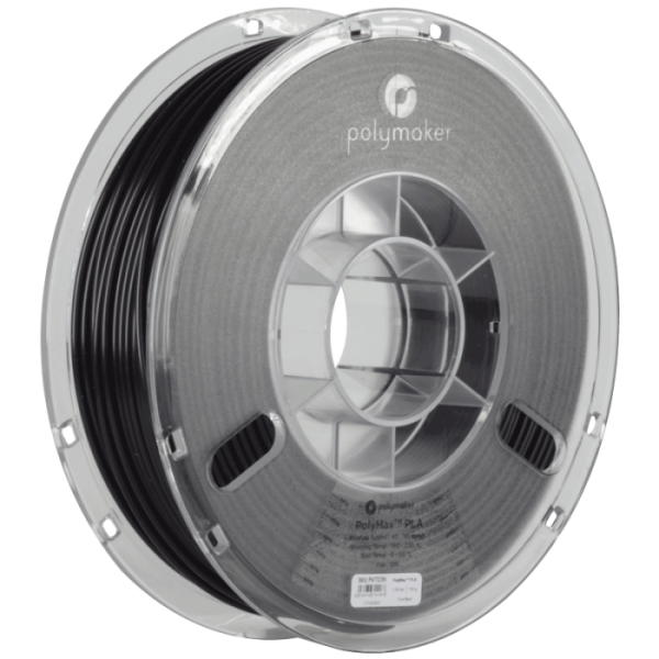 Tough PC PolyMax filament černý 1,75 mm Polymaker 750 g