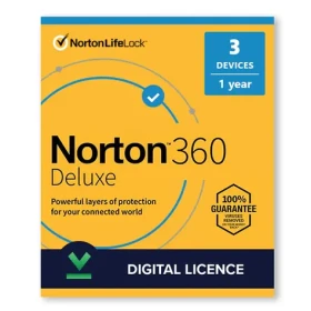 Norton 360 Deluxe - licence na předplatné (1 rok) - 3 zařízení / cloudové úložiště 25 GB - stažení - ESD (21419649)