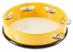 NINO Percussion NINO51Y ABS Tambourine 8” - Yellow