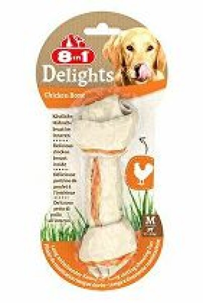 Pochoutka 8in1 Delights Chicken Bone M/1ks