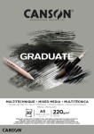 Canson Graduate Mix-media skicák A5 220 g 30 listů šedý