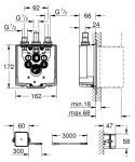GROHE - Montážní tělesa Montážní těleso pro elektronickou sprchovou baterii 36416001