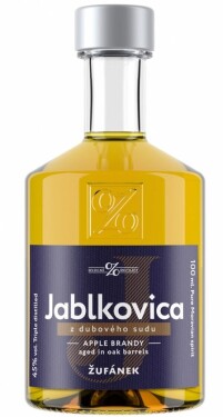 Žufánek Jablkovica ze sudu 45% 0,1 l (holá lahev)