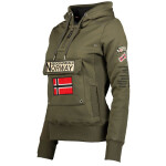 Geografické Norsko Gymclass DB 054 M WW2491H/GN-Kaki mikina 2XL