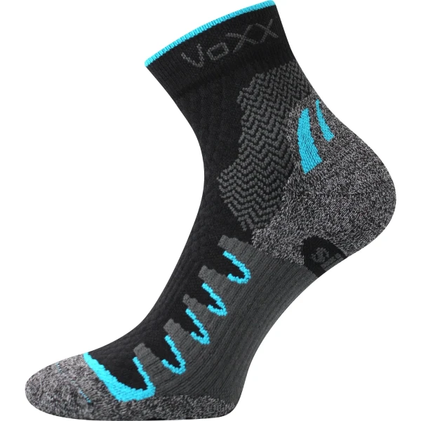 VOXX Ponožky sportovní s ionty stříbra SYNERGY anatomicky tvarované ČERNÉ 35-38 102615