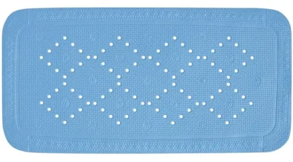 Spirella ALASKA protiskluzová podložka do vany světle modrá / PVC / 91 x 36 cm