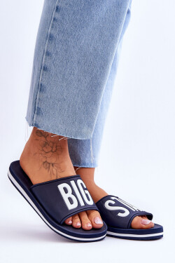 Dámské pantofle Big Star Classic JJ274A323 námořnická modrá 40