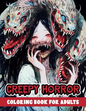 Creepy Horror, antistresové omalovánky, kolektiv