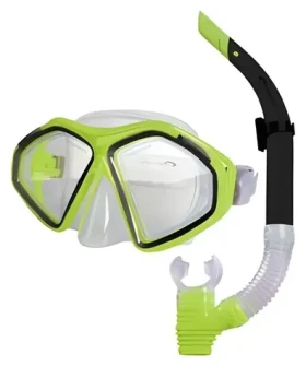 Spokey KRAKEN II limeta / Sada šnorchlovacích brýlí a šnorchlu (5901180398770)