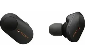 Rozbaleno - SONY WF-1000XM3 černá / Bezdrátová sluchátka do uší s mikrofonem / odstranění šumu / Bluetooth / NFC / rozbaleno (WF-1000XM3.rozbaleno)