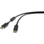 Digitus kabelový adaptér DisplayPort DP - HDMI typu A M - M 1.0 m / s blokováním DP 1.2 HDMI 2.0 / 4K / 60Hz / CE / bl (AK-340303-010-S)