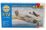 Směr Model letadlo Hawker Hurricane MK IIC stavebnice letadla 1:72