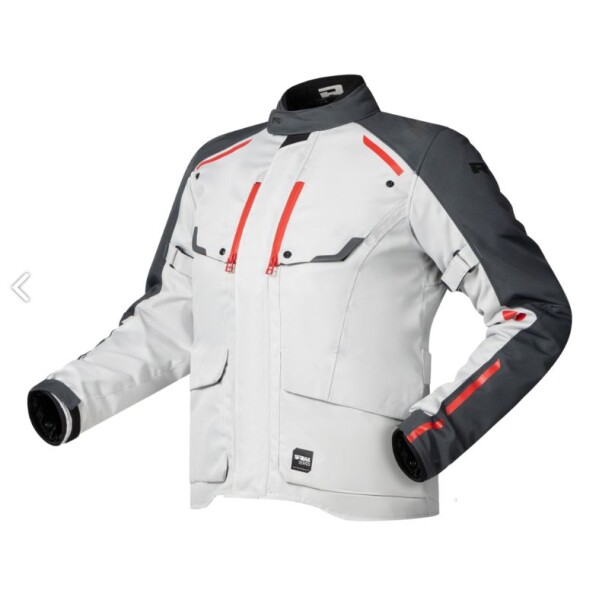 Dámská moto bunda Richa Taurus šedo/červená - L