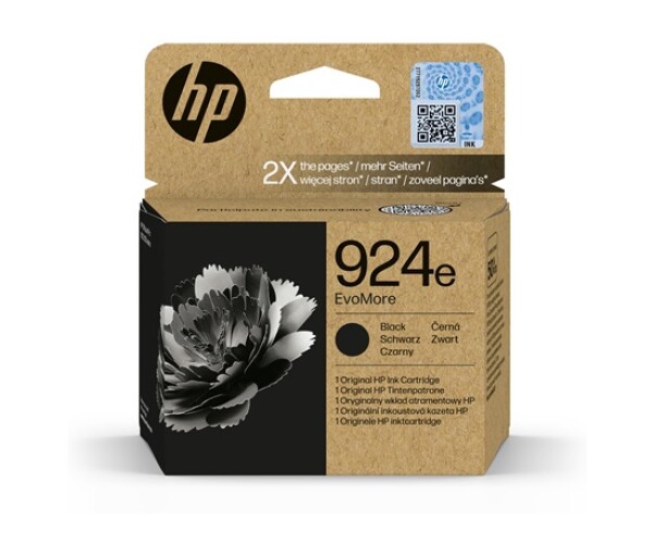 HP 924e EvoMore Black Original Ink Cartridge (1,000 pages) EDF_556984