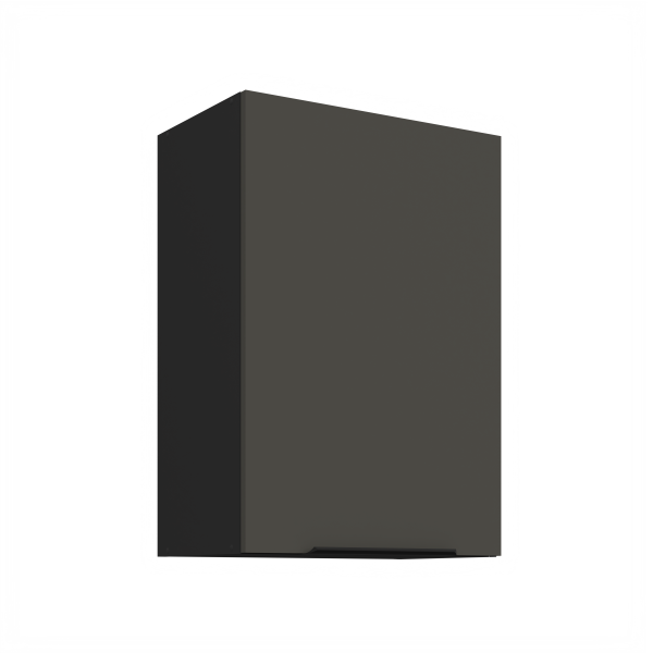 Horní skříňka Aria 50 G-72 1F Barva korpusu: Černá, Barva dvířek: GR - Graphite AFM